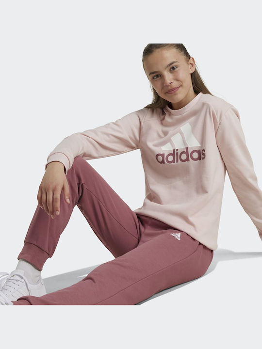 Παιδικό Σετ Φόρμας Ροζ 2τμχ Essentials Big Logo French