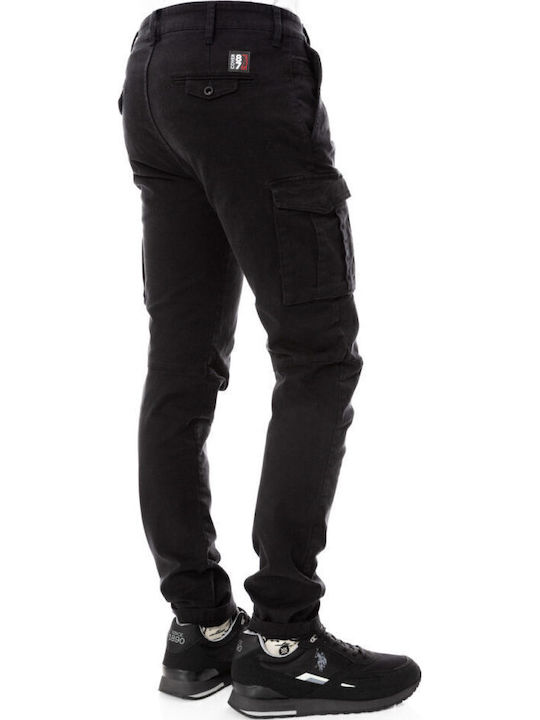 CESAR Hose Cargo Elastisch Schwarz