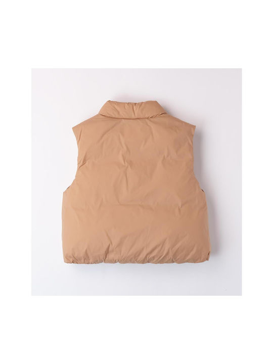 iDO Kids Coat Sleeveless Beige