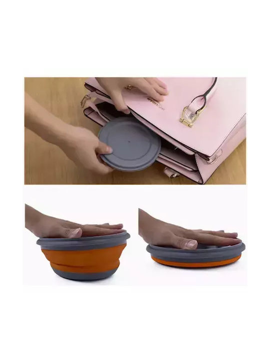 Ruhhy Silicone Lunch Box Gray 19x19cm 3pcs