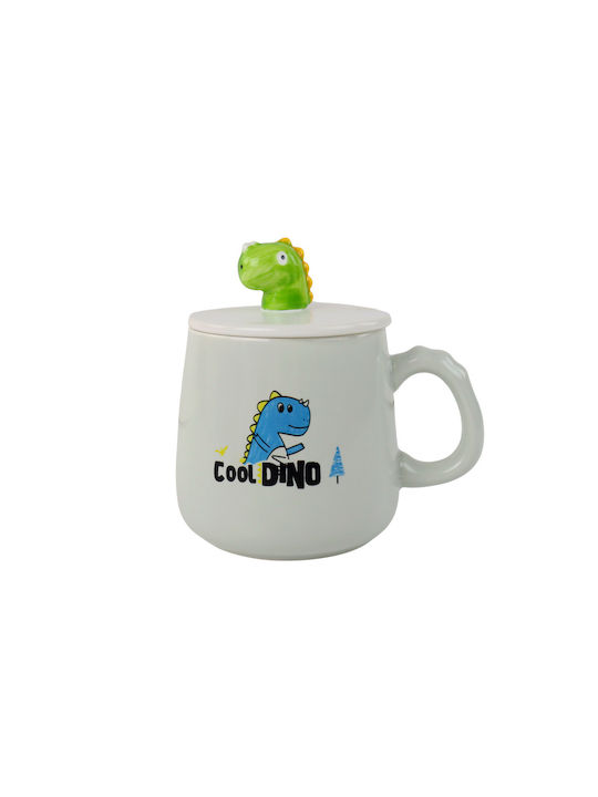 Dinosaur Mug Blue 350ml