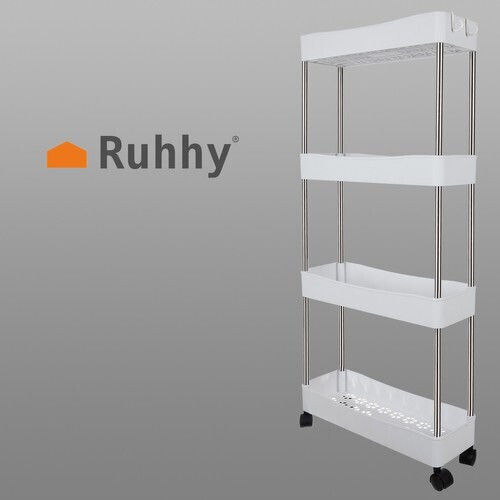 Ruhhy Rafturi De Baie Metalice 91.5x37x12cm Gri