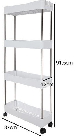 Ruhhy Rafturi De Baie Metalice 91.5x37x12cm Gri