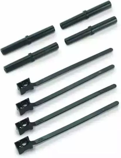 Metaltex Стенен Рафт за баня Метален 64x3x159см Бяла