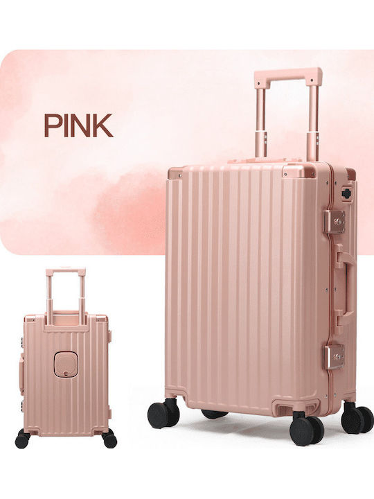 Βαλίτσα Χειραποσκευή Καμπίνας Bopai 33-859208/50cm Ροζ Χρυσό