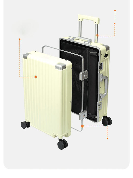 Βαλίτσα Χειραποσκευή Καμπίνας Bopai 33-859208/50cm Ροζ Χρυσό