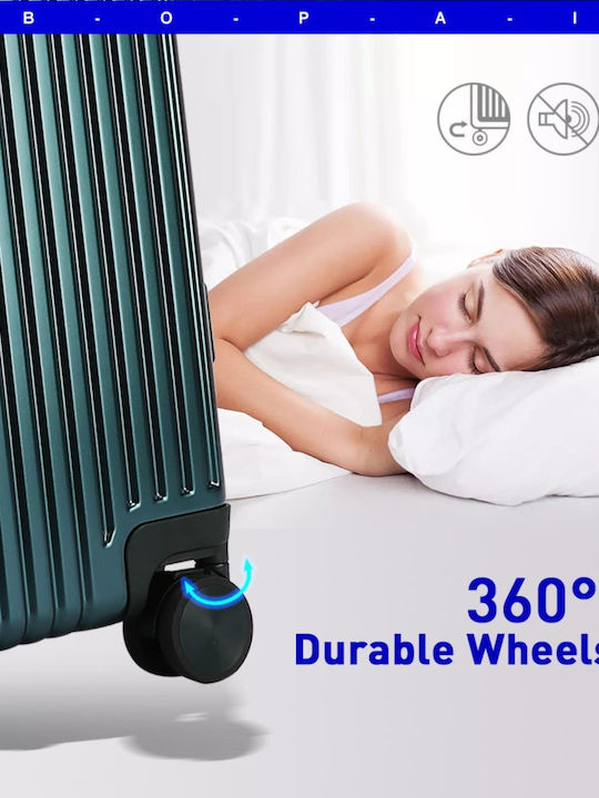 Βαλίτσα Trolley Case Καμπίνας Bopai 833-853201/50 Cm Πράσινο