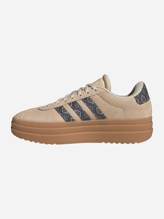 Adidas Vl Court Bold Γυναικεία Sneakers Μπεζ