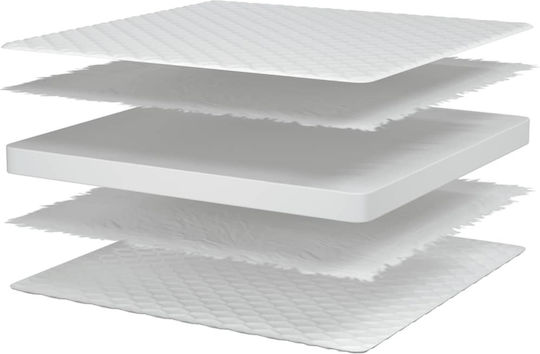 vidaXL Anatomical Mattress Kids Bed with Memory Foam 80cmx160cmx17cm