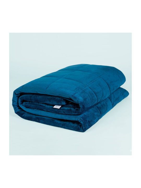 Nordic Paradise Κουβέρτα Βαρύτητας Sherpa Μονή 150x200εκ. Blue