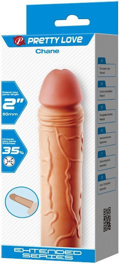 Pretty Love Chane Extensie De Penis Flesh 5.08cm