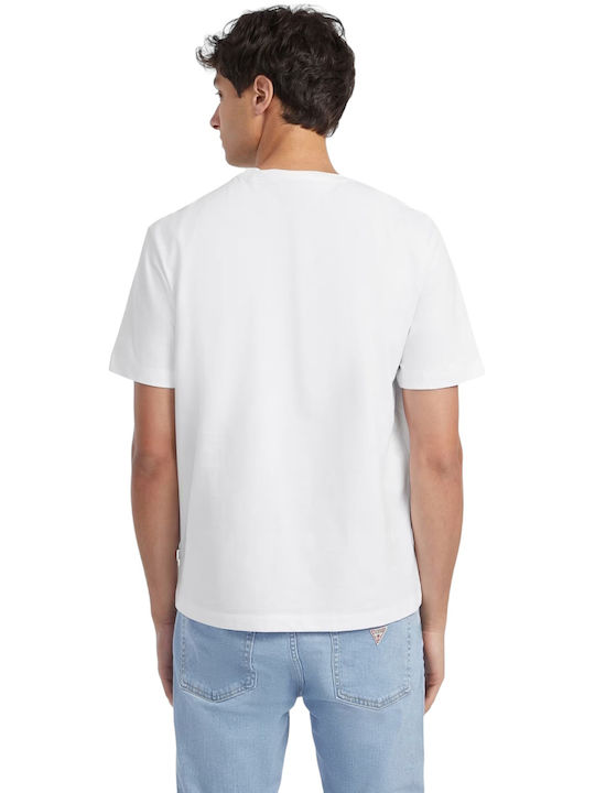 Guess Ανδρικό T-shirt Κοντομάνικο White