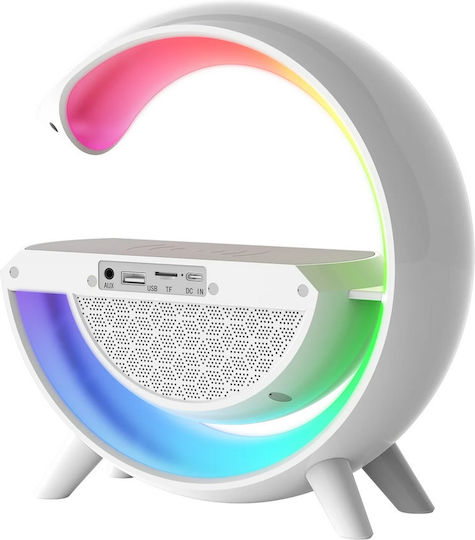 Marvo Tischuhr Digital mit Kabellosem Aufladen Weiß SG-302