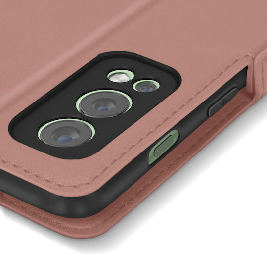 Oneplus Nord 2 Kartenhalter Video-Ständer Hülle Dual Tab Roségold