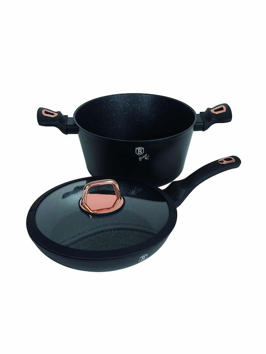 Berlinger Haus Black Rose Collection Kochgeschirr-Set 4Stück