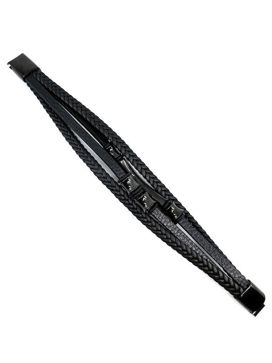 Legend Accessories Ανδρικό Βραχιόλι από Δέρμα 21cm