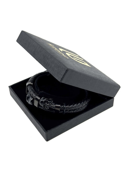 Legend Accessories Herren Armband aus Leder