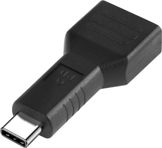 Lenovo Square Plug To Usb-c Charging Adapter Black