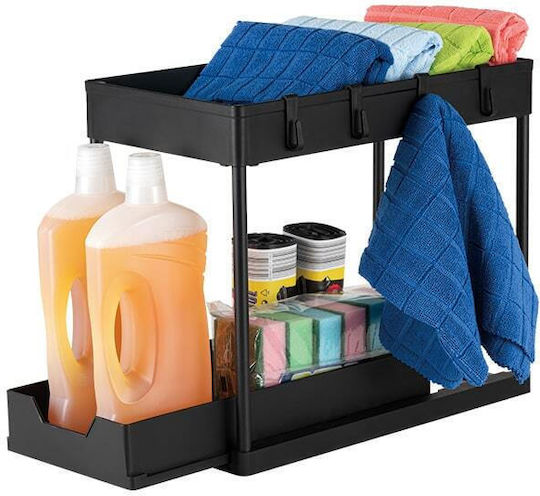 Berlinger Haus Regale & Küchenorganisationsständer Metallisch 40x22x33,5cm Schwarzes