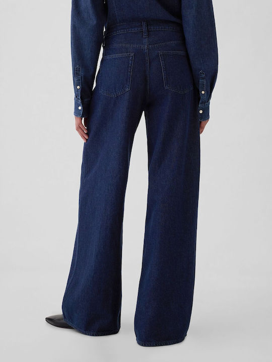 Γυναικείο Jean Παντελόνι σε Baggy Γραμμή Rinsed Indigo