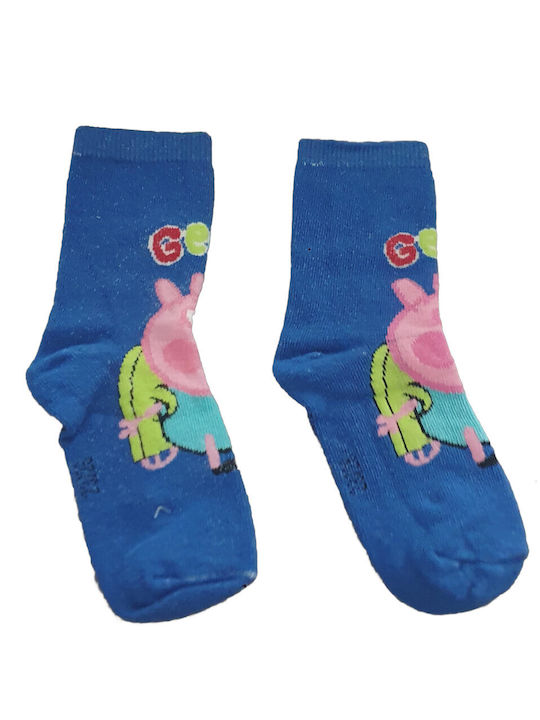 Peppa Pig Kids' Socks George Pig Blue