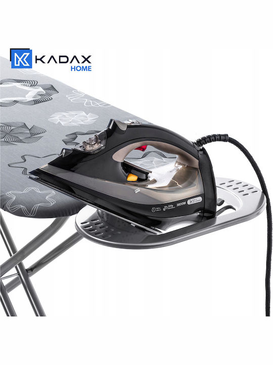Kadax Ironing Board for Steam Iron Foldable 120x38cm
