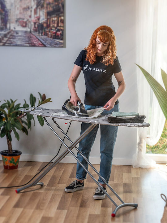 Kadax Ironing Board for Steam Iron Foldable 120x38cm