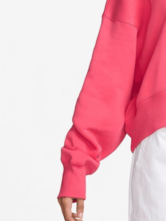 Long Women's Sweatshirt Pink