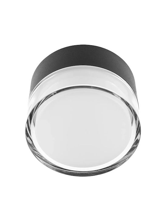 Външна стенна лампа Luminary черна Elbulgaria Led 12w 1300lm 3000-6000k 3003/12w Bk