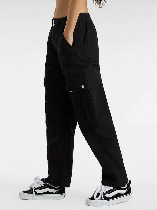 Women's Fabric Trousers Black