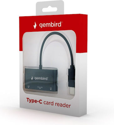 Gembird Card Reader USB 3.1 Type-C για SD