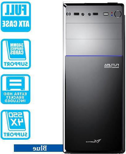Alcatroz Futura N1000 Midi Tower Computer Case Blue