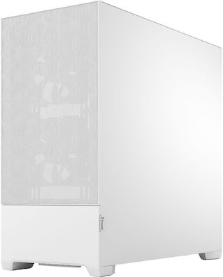 Fractal Design Pop Air Gaming Midi Tower Computer Case with Window Panel White TG Clear Tint