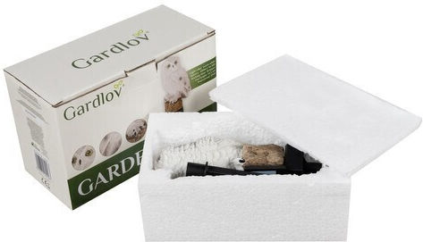 Gardlov Solarleuchte Warmes Weiß mit Bewegungssensor und Fotokontakt IP44 44cmx11cmx6.5cmcm