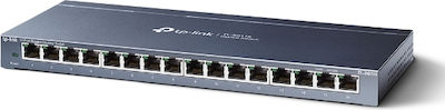 TP-LINK TL-SG116 v1.2 Unmanaged L2 PoE Switch με 16 Θύρες Gigabit (1Gbps) Ethernet