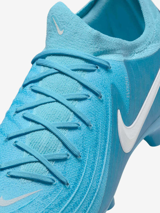 Nike Phantom GX 2 Pro Football Shoes with Cleats Blue Fury / White