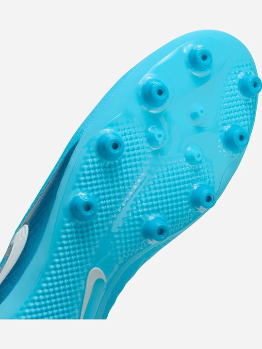 Nike Phantom GX 2 Pro Football Shoes with Cleats Blue Fury / White