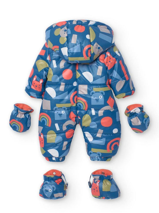 Boboli Бебешко Боди за Излизане Дълъг ръкав Printed