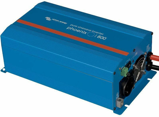 Victron Energy Phoenix VE.Direct Schuko 24/800 Pure Sine Wave Power Inverter 800W with Input Voltage 24V Single Phase PIN241801200