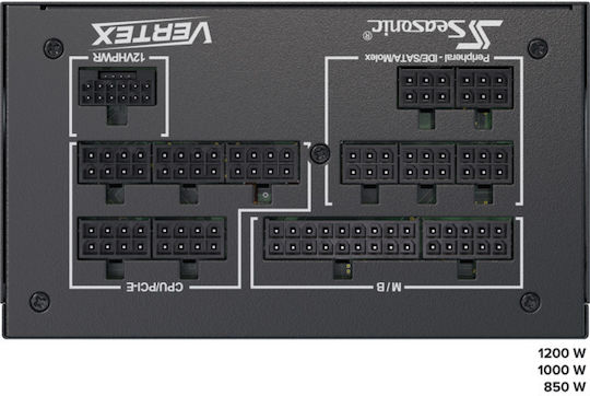 Seasonic VERTEX PX 850W Schwarz Computer-Netzteil Vollständig modular 80 Plus Platin