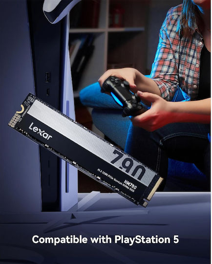 Lexar NM790 SSD 4TB M.2 Type with PCI Express 4.0 Connection PS5 Compatible LNM790X004T-RNNNG