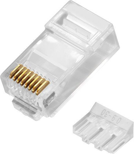 NOD Βύσμα RJ-45 male Διάφανο 141-0258