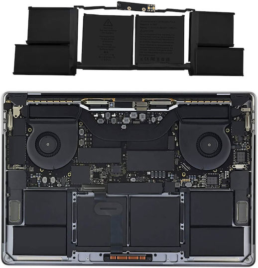 Clappio Съвместима Батерия за Apple MacBook Pro Macbook Pro 15" 2018 (A1990) с 7336mAh