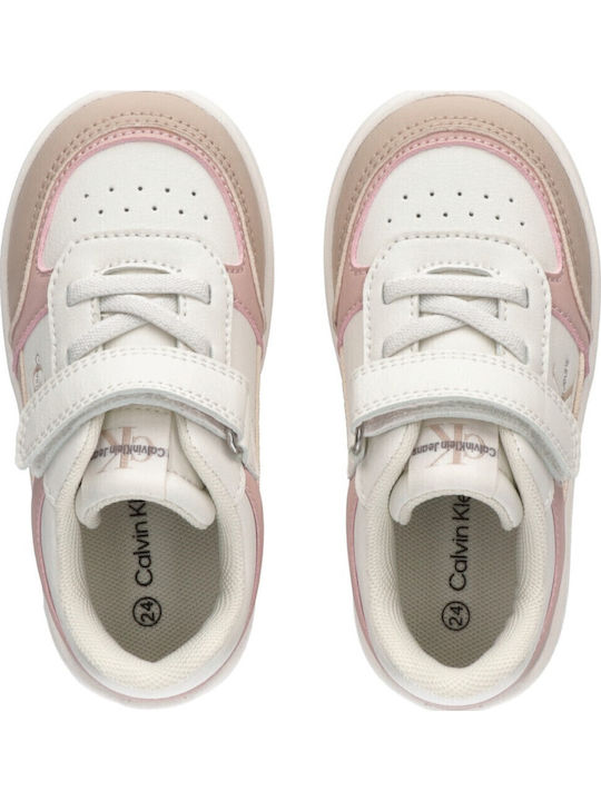 Παιδικά Sneakers με Σκρατς Λευκά