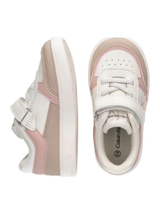 Παιδικά Sneakers με Σκρατς Λευκά