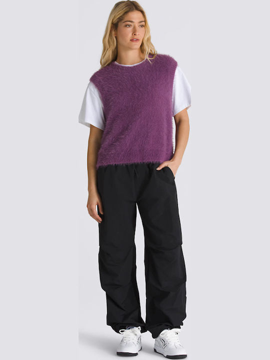 Women's Sleeveless Sweater Grape Jam