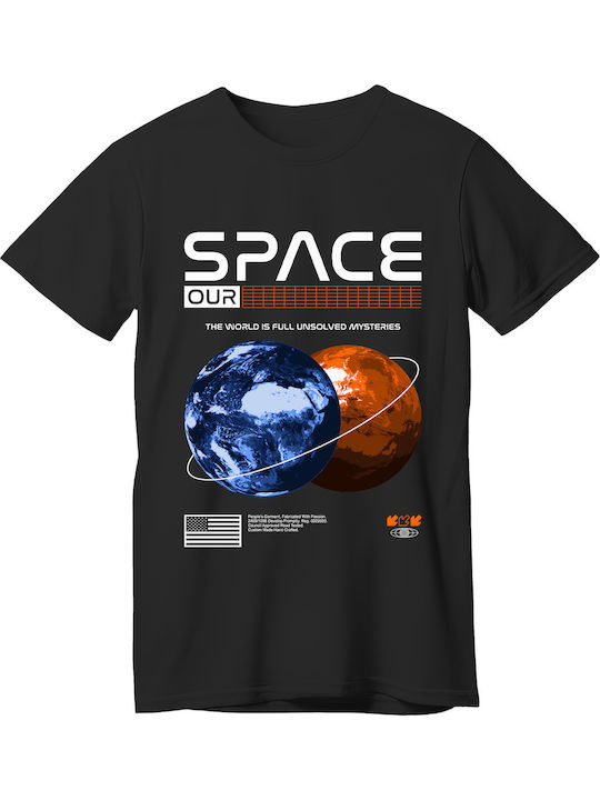 T-shirt Space Pop Culture Black