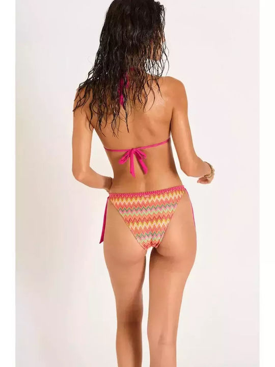 Banana Moon Bikini Set Top & Slip Bottom Orange