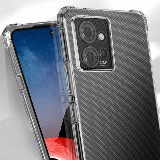 Motorola ThinkPhone Flexible Silicone Back Cover with Reinforced Corners Transparent