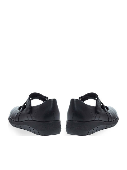 Pantofi balerini pentru femei cu Bareta in Negru Culori 10430021.B